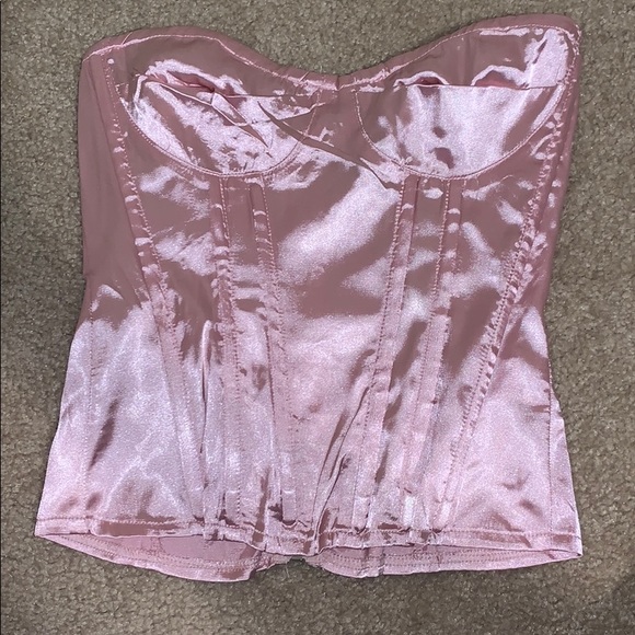 PrettyLittleThing Tops - Pretty Little Thing Pink Corset Top